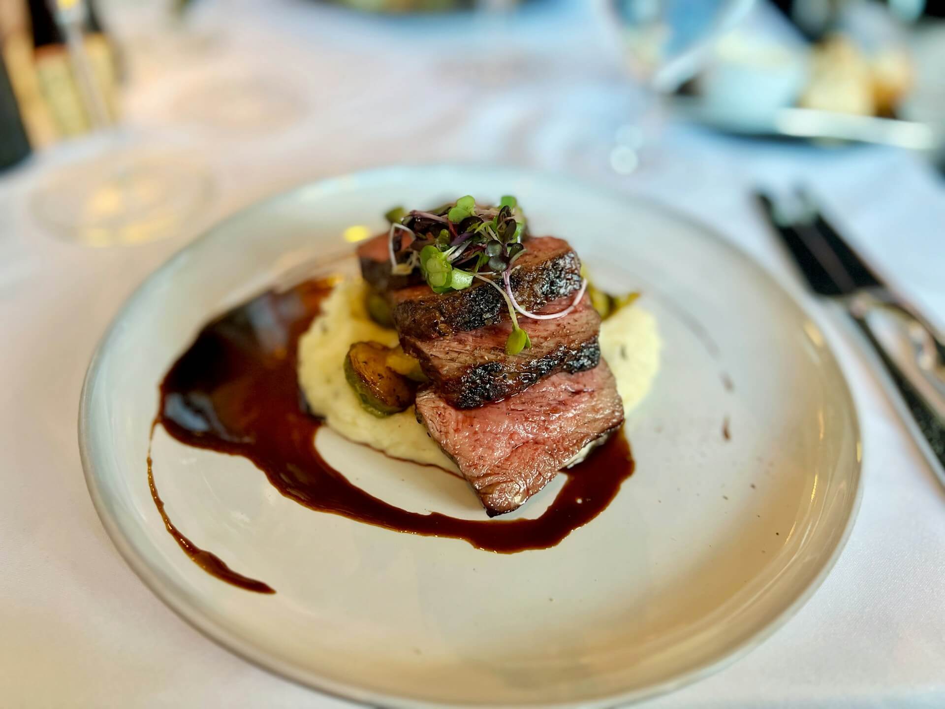 Meat and polenta