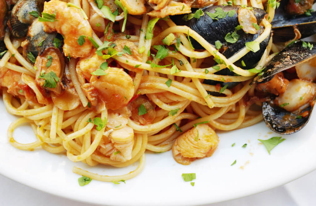 Spaghetti mit Venusmuscheln