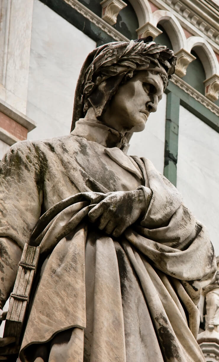 Florence, Dante Alighieri statue