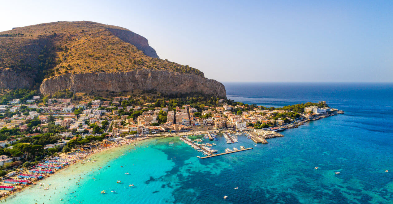 Panoramablick auf Palermo, Sizilien