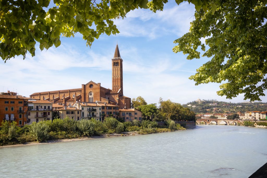 Verona and Adige river