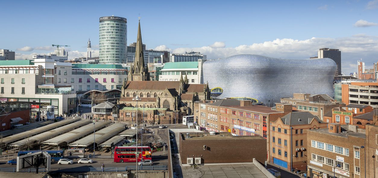 view on the city of Birmingham - Air Dolomiti