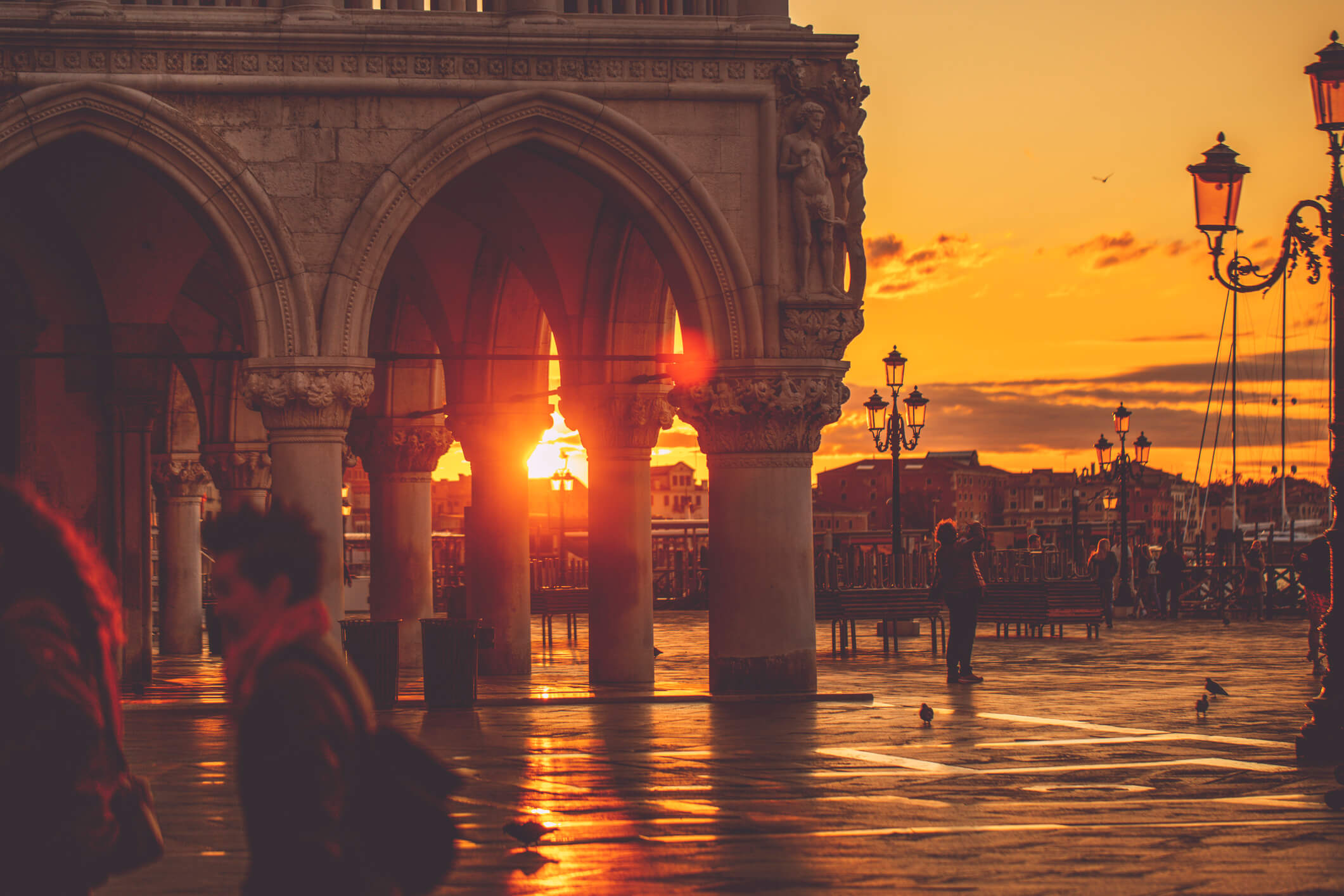 Venice at sunset - Air Dolomiti